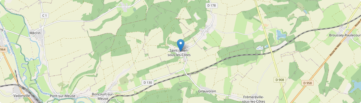 Saint-Julien-sous-les-Côtes - Carte