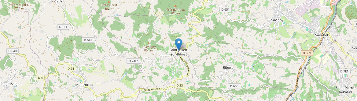 Saint-Julien-sur-Bibost - Carte