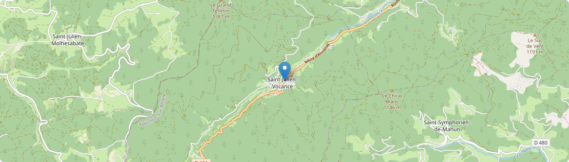 Saint-Julien-Vocance - Carte