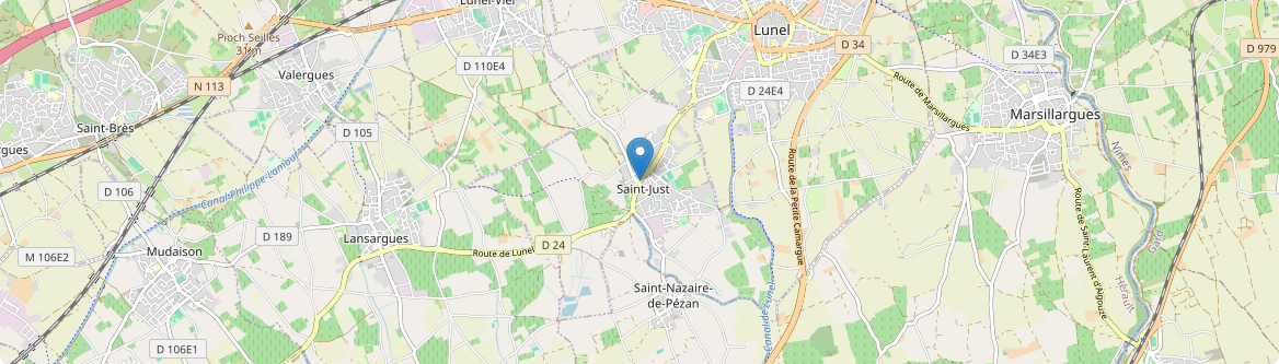 Saint-Just - Carte