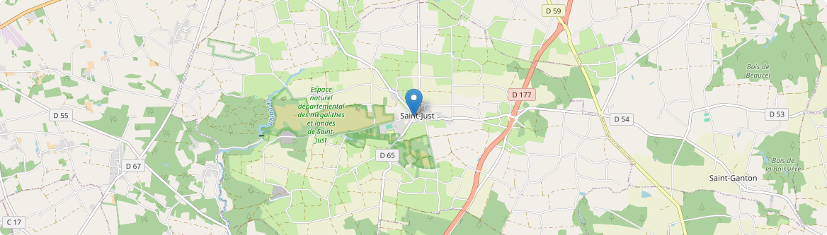 Saint-Just - Carte