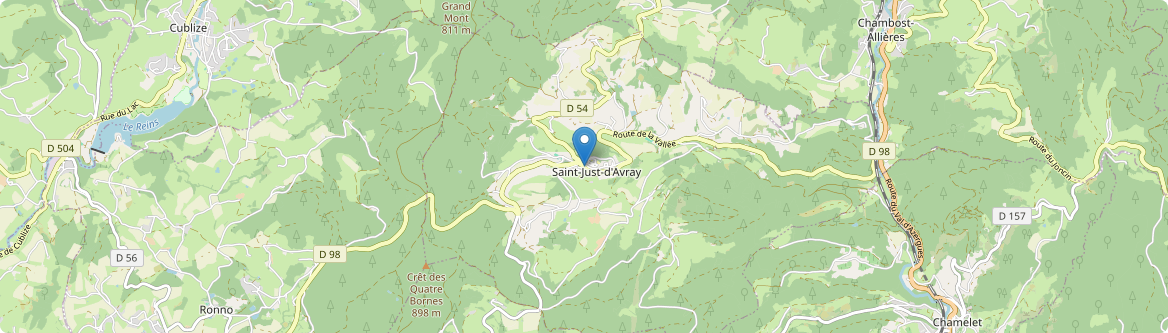 Saint-Just-d'Avray - Carte