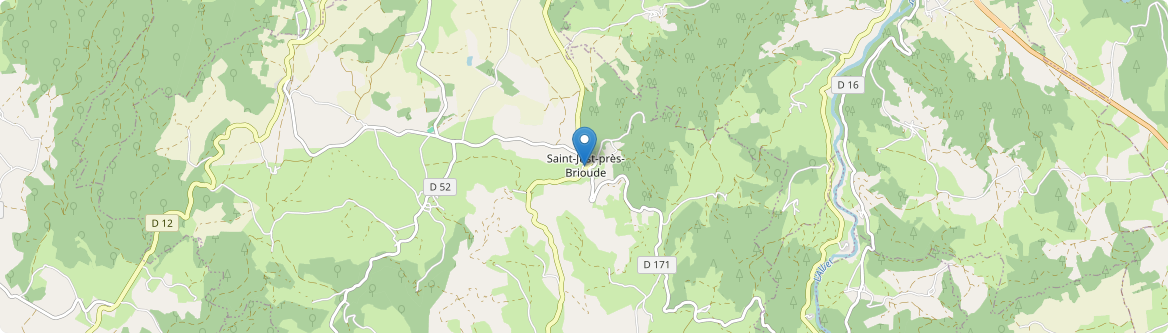 Saint-Just-près-Brioude - Carte
