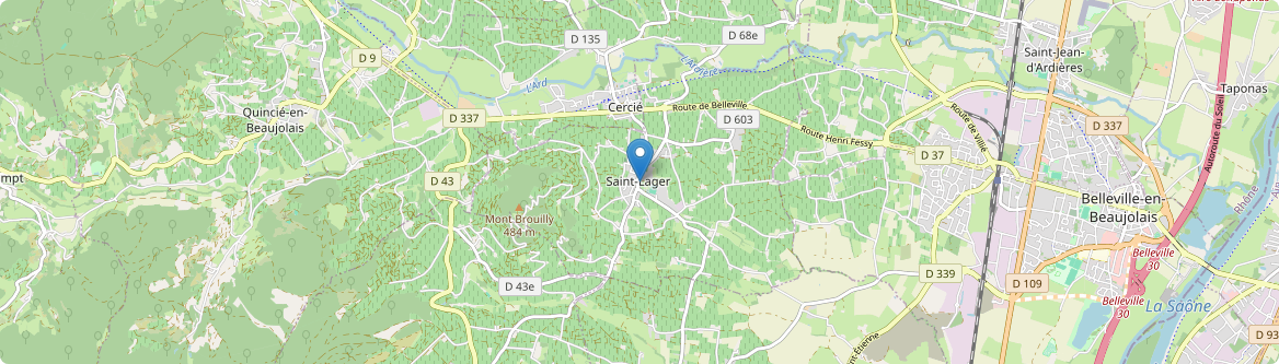 Saint-Lager - Carte