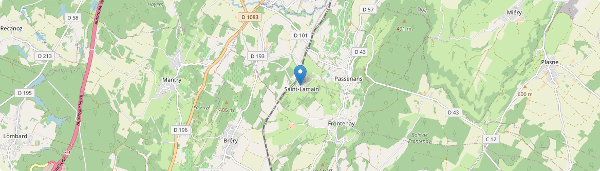 Saint-Lamain - Carte