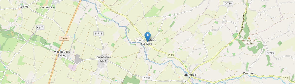 Saint-Lambert-sur-Dive - Carte