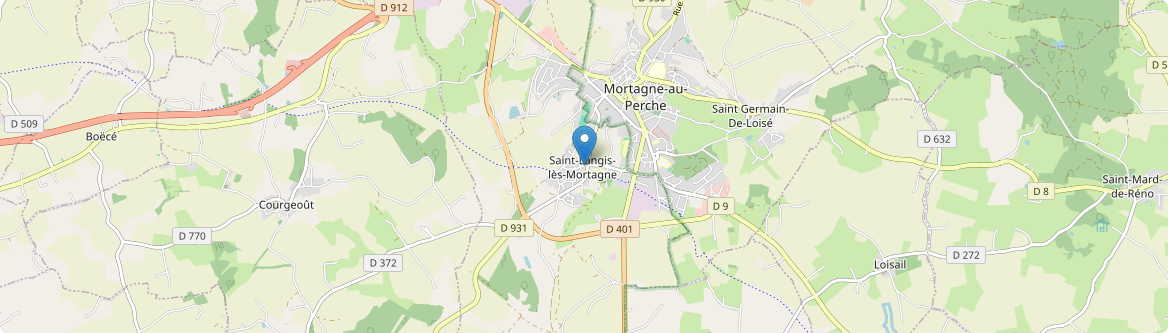Saint-Langis-lès-Mortagne - Carte