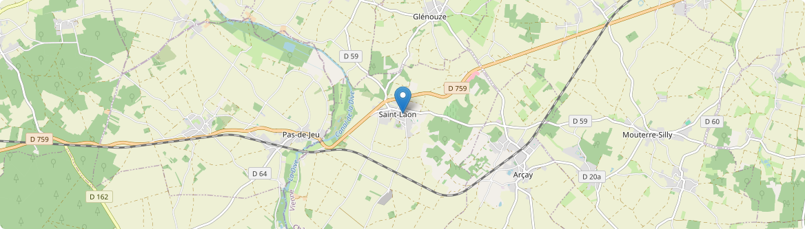 Saint-Laon - Carte