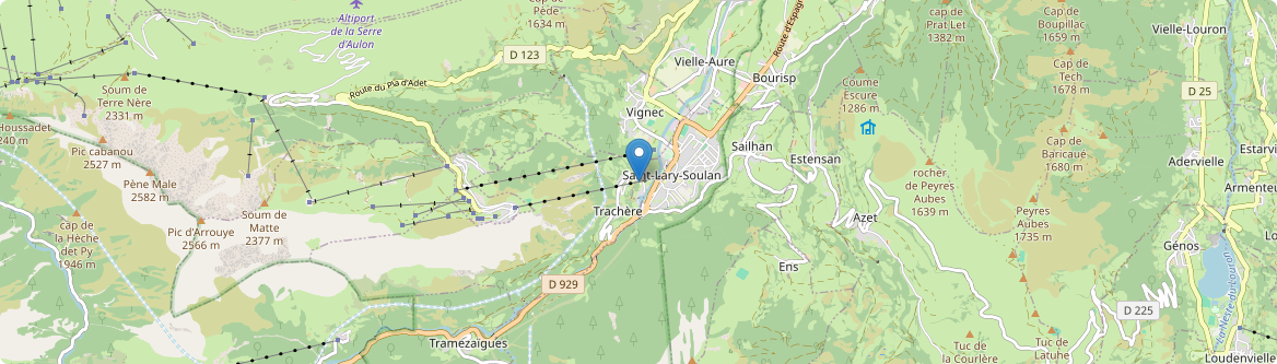 Saint-Lary-Soulan - Carte