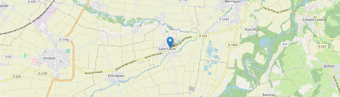 Saint-Laure - Carte