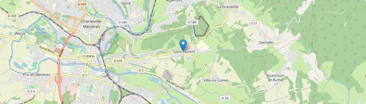 Saint-Laurent - Carte