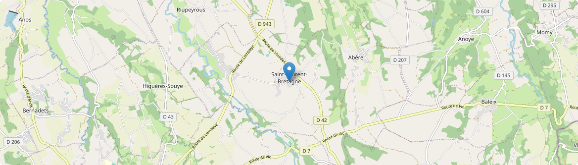 Saint-Laurent-Bretagne - Carte