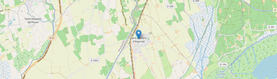 Saint-Laurent-d'Aigouze - Carte