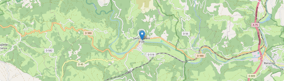 Saint-Laurent-d'Olt - Carte