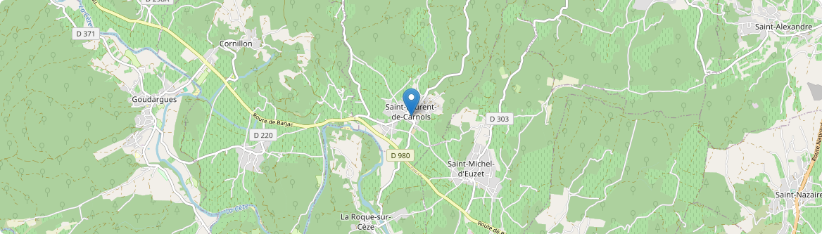 Saint-Laurent-de-Carnols - Carte
