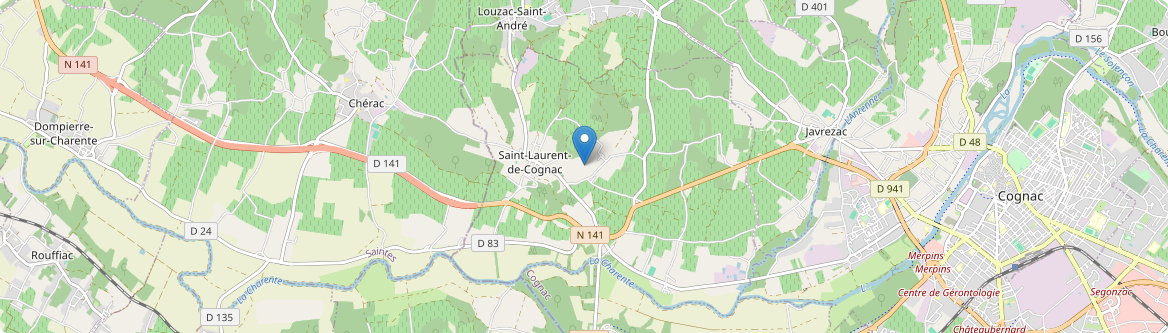 Saint-Laurent-de-Cognac - Carte
