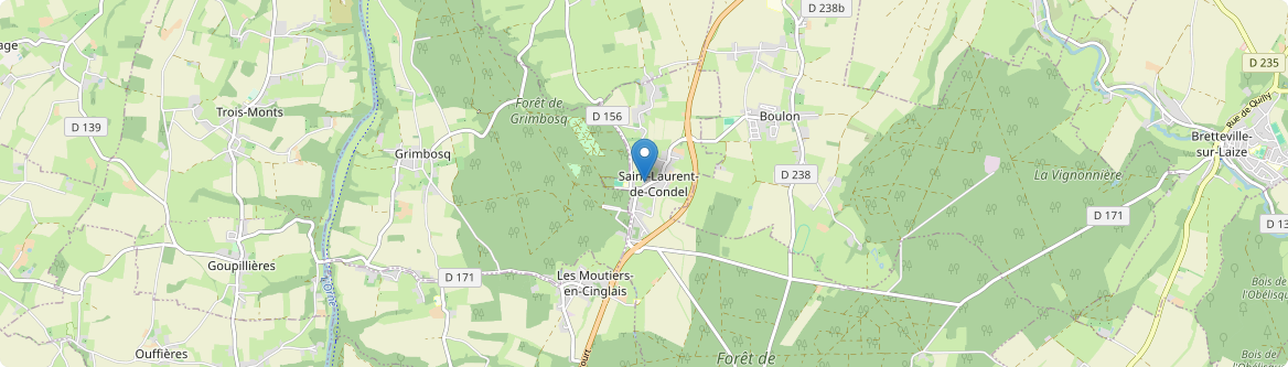 Saint-Laurent-de-Condel - Carte