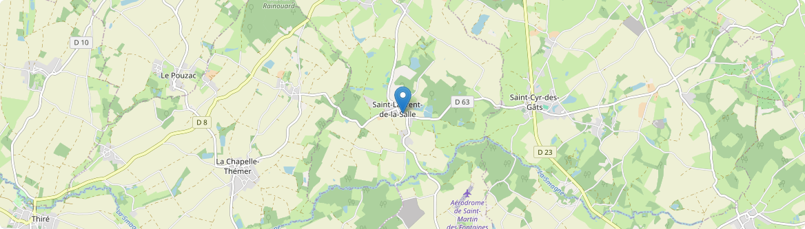 Saint-Laurent-de-la-Salle - Carte