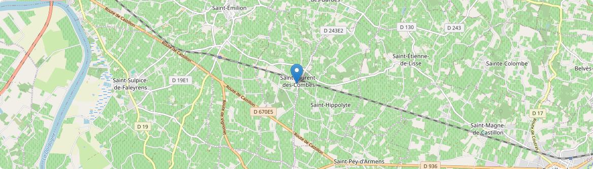 Saint-Laurent-des-Combes - Carte