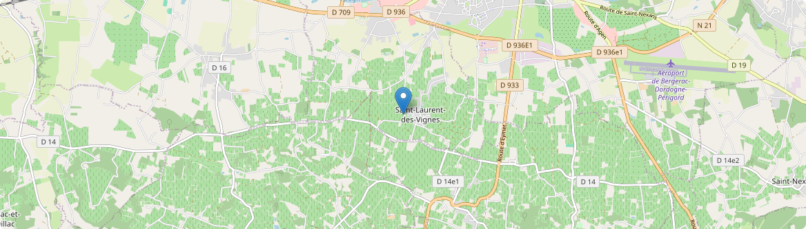 Saint-Laurent-des-Vignes - Carte