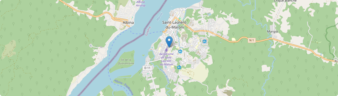 Saint-Laurent-du-Maroni - Carte