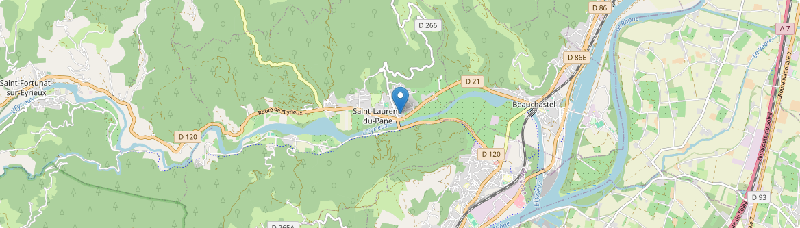 Saint-Laurent-du-Pape - Carte