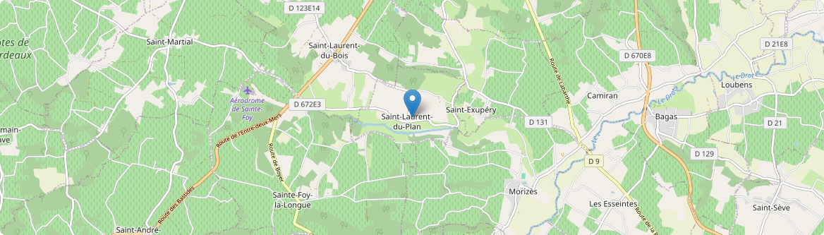 Saint-Laurent-du-Plan - Carte