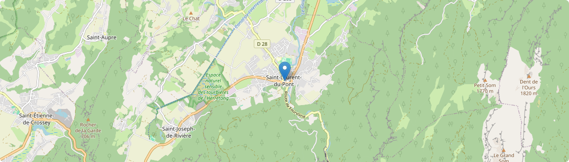 Saint-Laurent-du-Pont - Carte