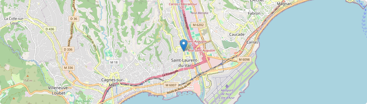 Saint-Laurent-du-Var - Carte