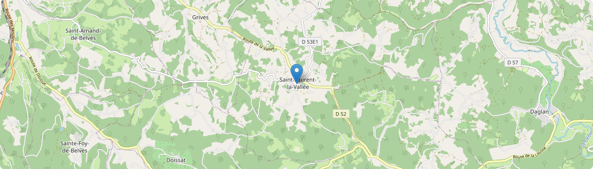 Saint-Laurent-la-Vallée - Carte