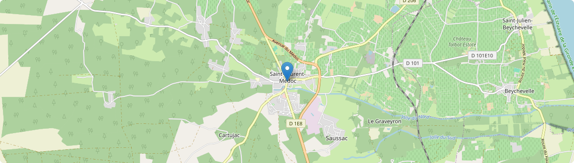 Saint-Laurent-Médoc - Carte