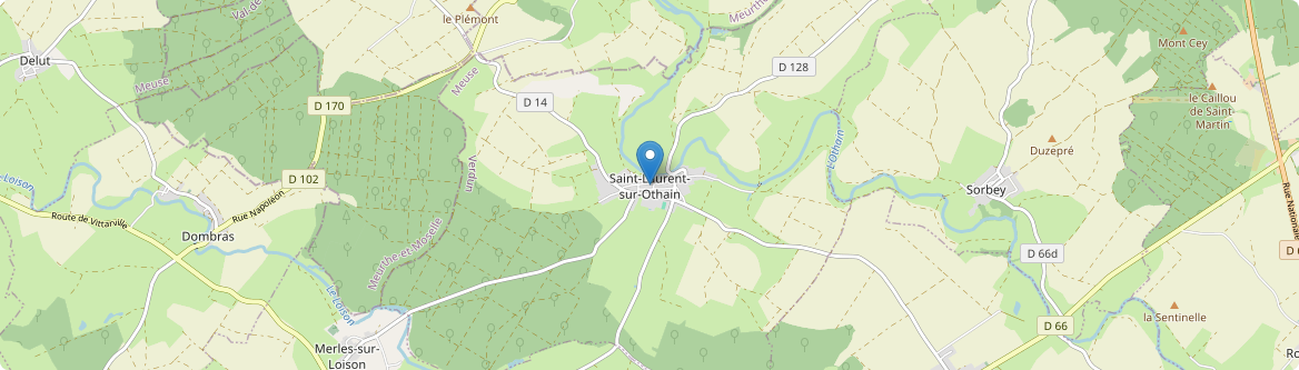 Saint-Laurent-sur-Othain - Carte