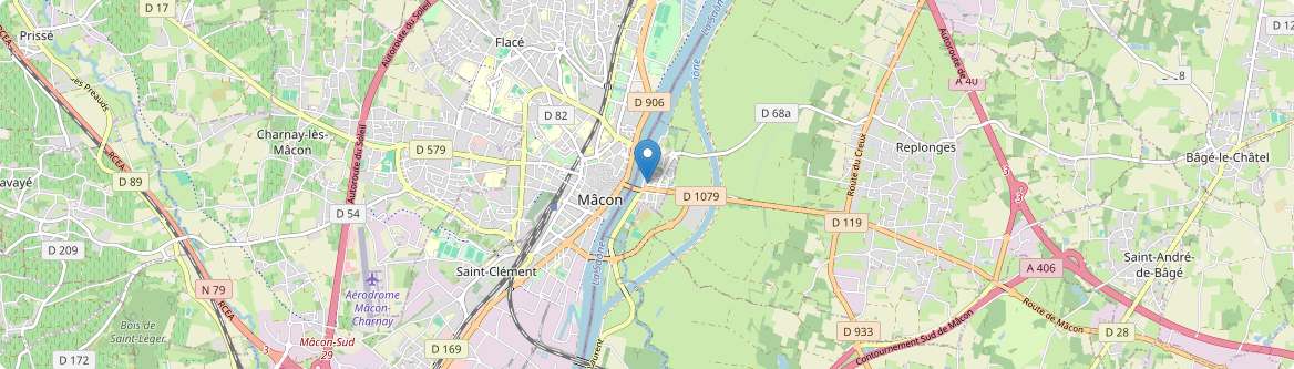 Saint-Laurent-sur-Saône - Carte