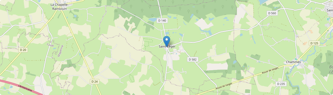 Saint-Léger - Carte