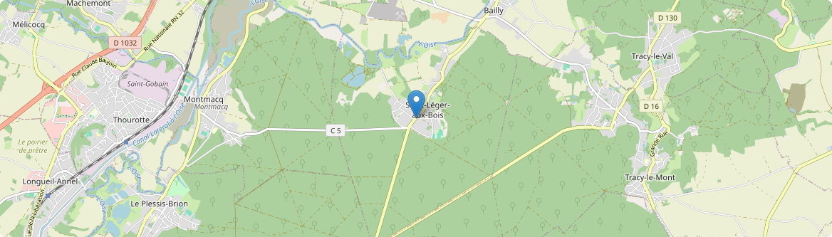 Saint-Léger-aux-Bois - Carte