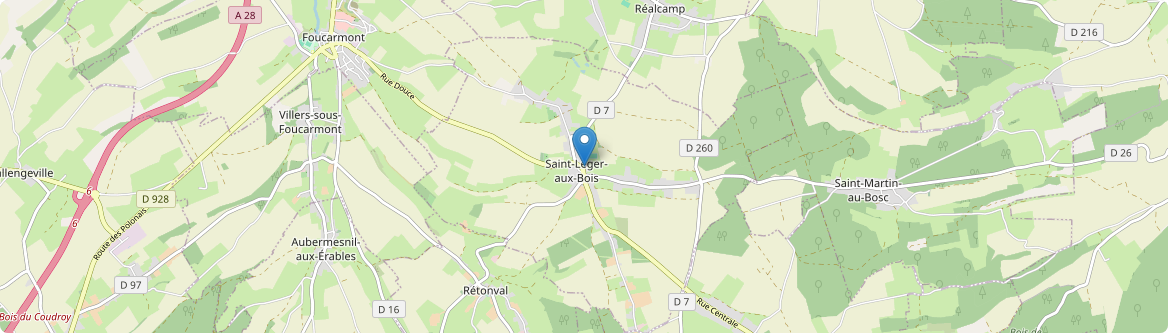 Saint-Léger-aux-Bois - Carte