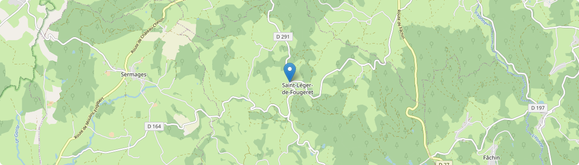 Saint-Léger-de-Fougeret - Carte