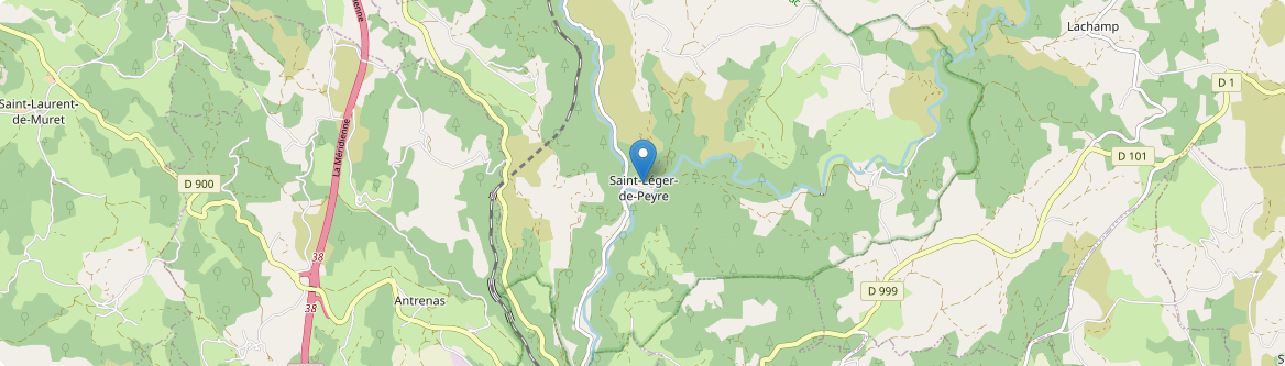 Saint-Léger-de-Peyre - Carte
