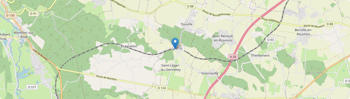 Saint-Léger-du-Gennetey - Carte