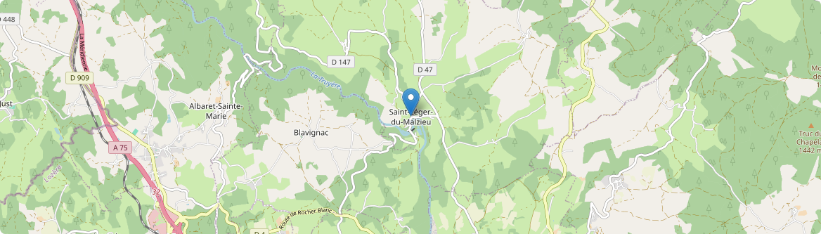 Saint-Léger-du-Malzieu - Carte