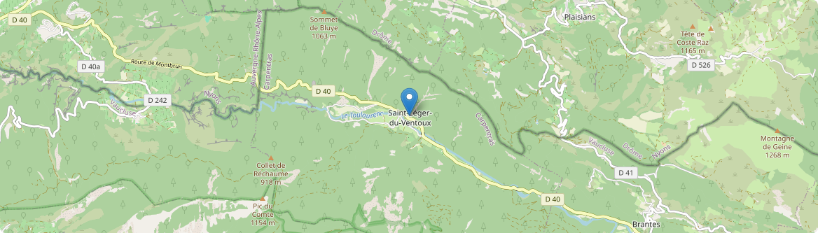 Saint-Léger-du-Ventoux - Carte