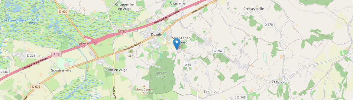 Saint-Léger-Dubosq - Carte