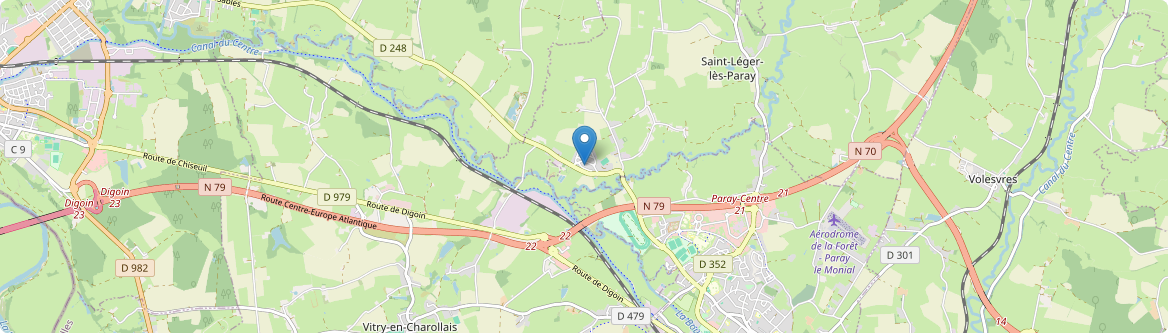 Saint-Léger-lès-Paray - Carte