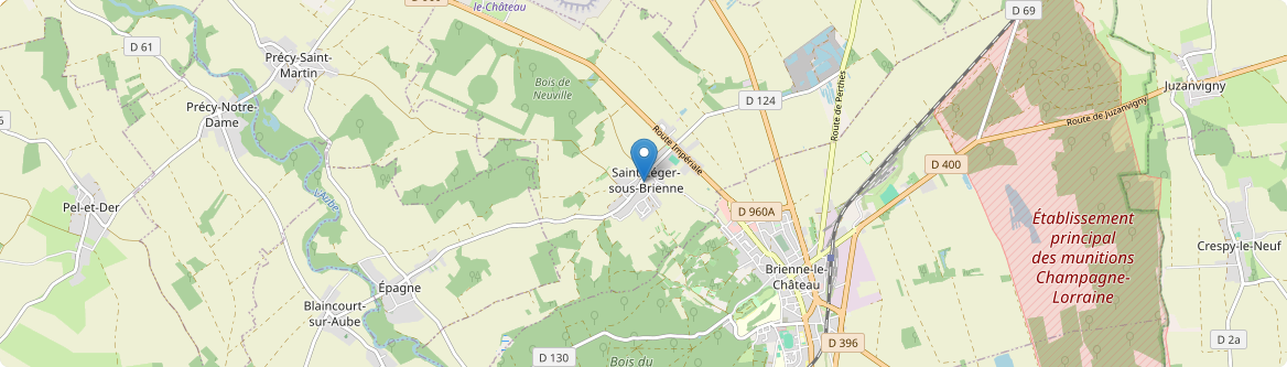 Saint-Léger-sous-Brienne - Carte