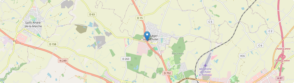 Saint-Léger-sous-Cholet - Carte