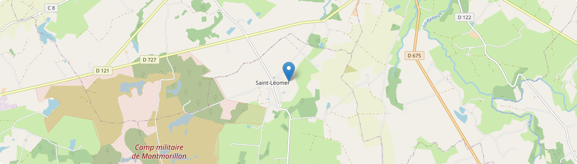 Saint-Léomer - Carte
