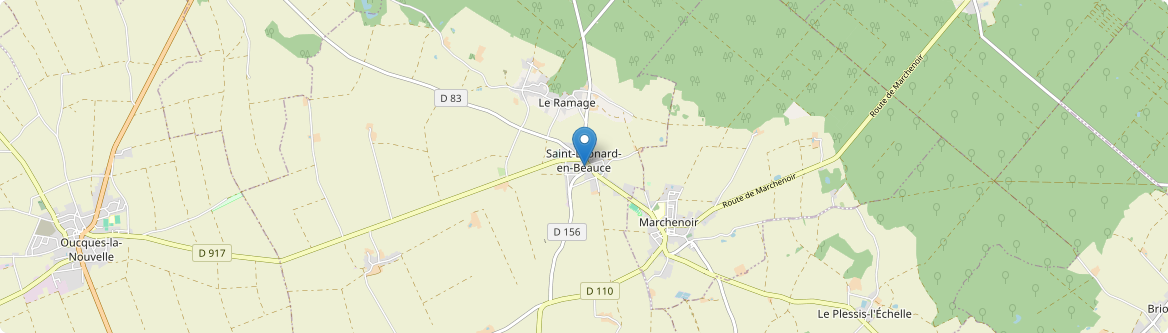 Saint-Léonard-en-Beauce - Carte