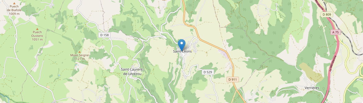 Saint-Léons - Carte