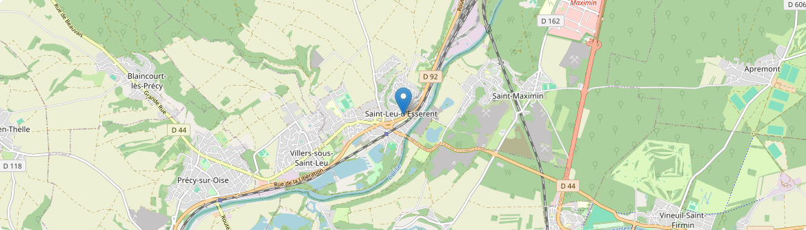 Saint-Leu-d'Esserent - Carte
