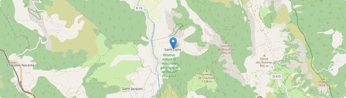 Saint-Lions - Carte